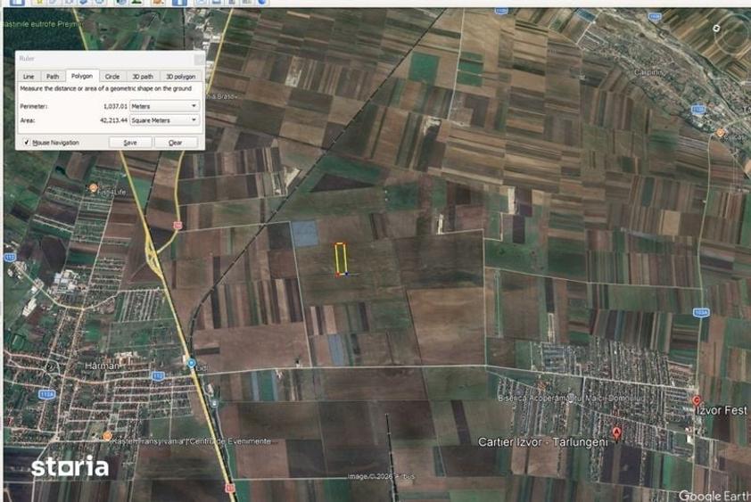 Vand teren extravilan agricol cu potential Harman - 3