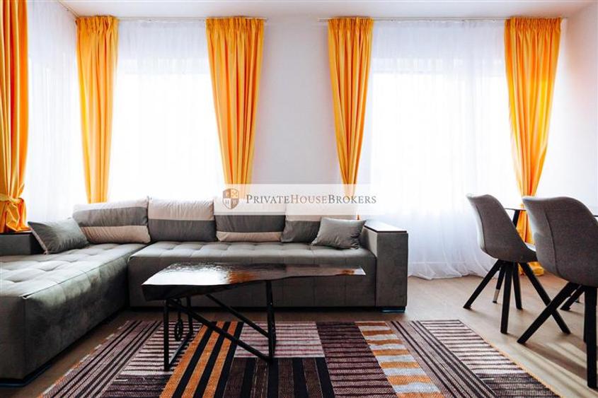 Apartament cu 3 camere semidecomandat, mobilat în Pipera
