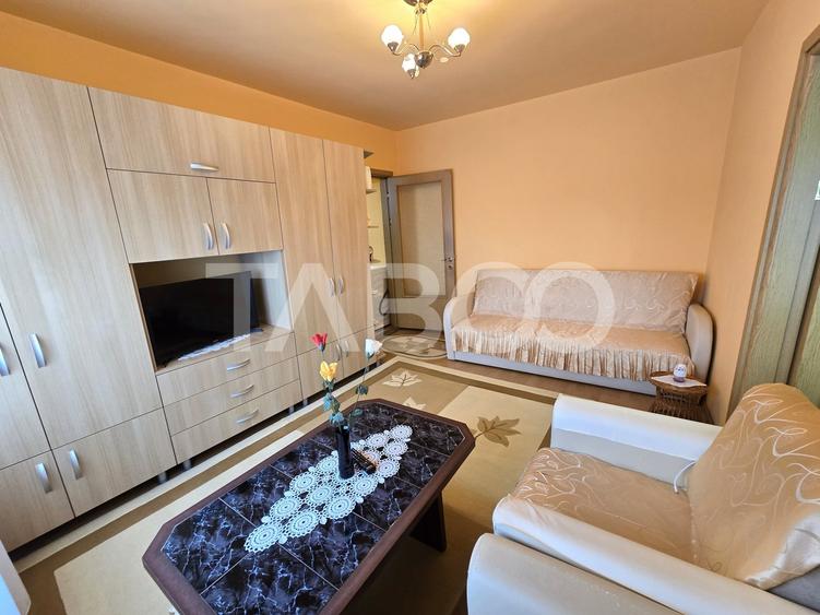 Apartament 2 camere mobilat utilat Mihai Viteazul Sibiu Comision 0 - 1