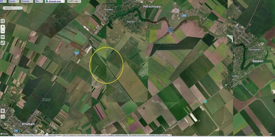 Teren agricol extravilan de 30700 mp, în Afumați
