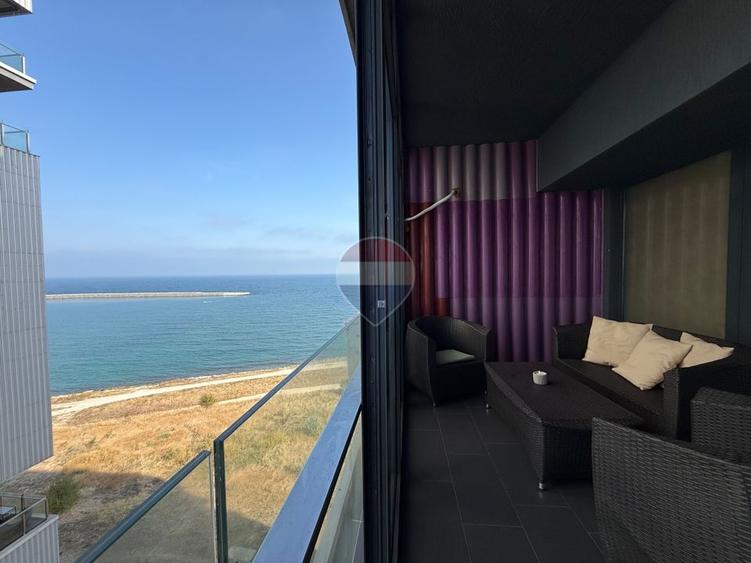 Apartament cu 2 camere nedecomandat, mobilat în Faleza Nord