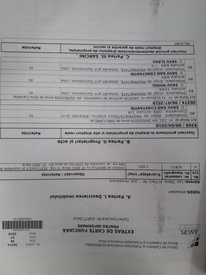 Teren Construcții intravilan de 1593 mp, în Gojdu