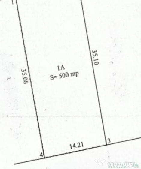 Teren intravilan, 500 mp. Simnicu de sus, deschidere 14 ml - Craiova (Dolj)