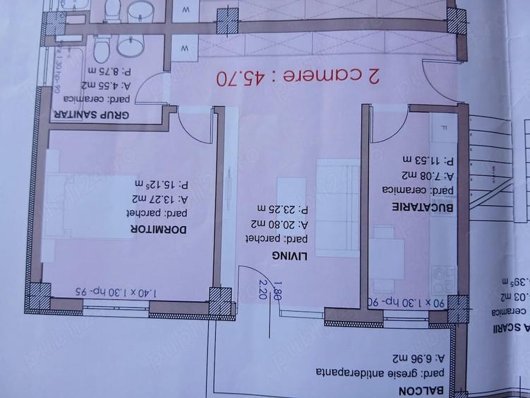 Apartament cu 2 camere semidecomandat în Păcurari