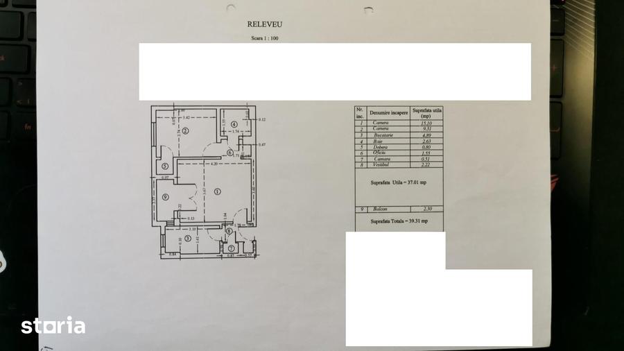Apartament cu 2 camere semidecomandat, mobilat în Romană — fotografia 3
