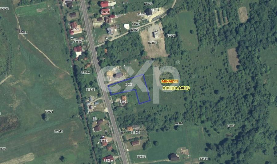 Teren Construcții de 2600 mp, în Mihăești
