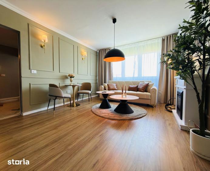 Apartament cu 3 camere semidecomandat, mobilat în Mircea cel Bătrân