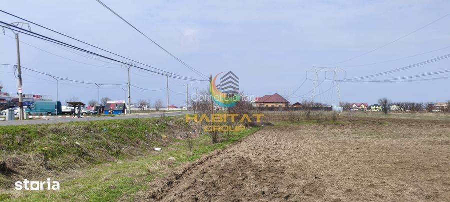 Teren extravilan 10.000 mp, acces DN4 Frumu?ani