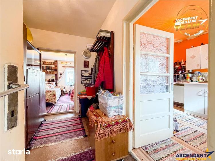 Casă cu 2 camere cu Teren 709 Mp în Central