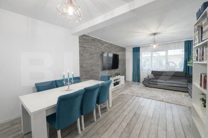 Duplex cu 4 camere cu Canalizare în Florești