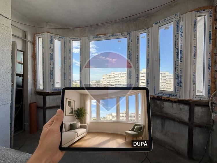 Apartament cu 3 camere decomandat în Trocadero