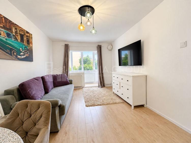 Apartament cu 3 camere decomandat, mobilat în Răcădău