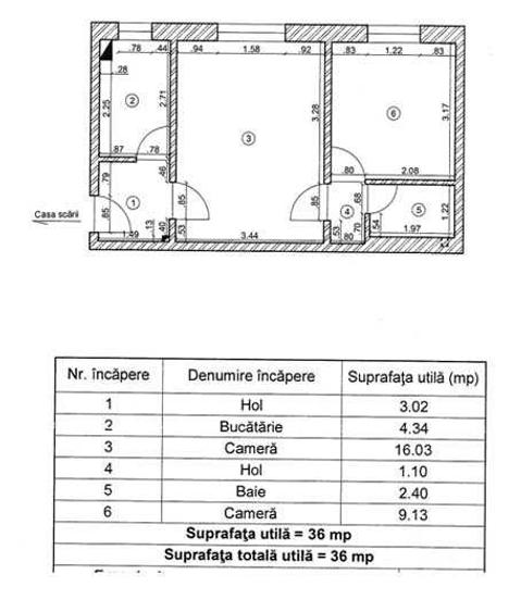Apartament cu 2 camere nedecomandat în Exterior Vest