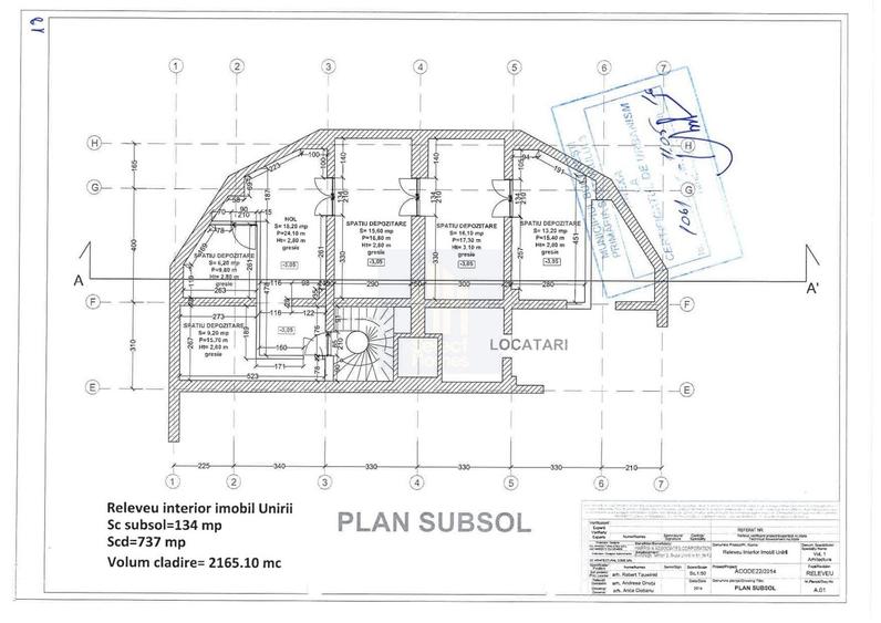 Spațiu comercial, de 737 mp, în P-ța Unirii