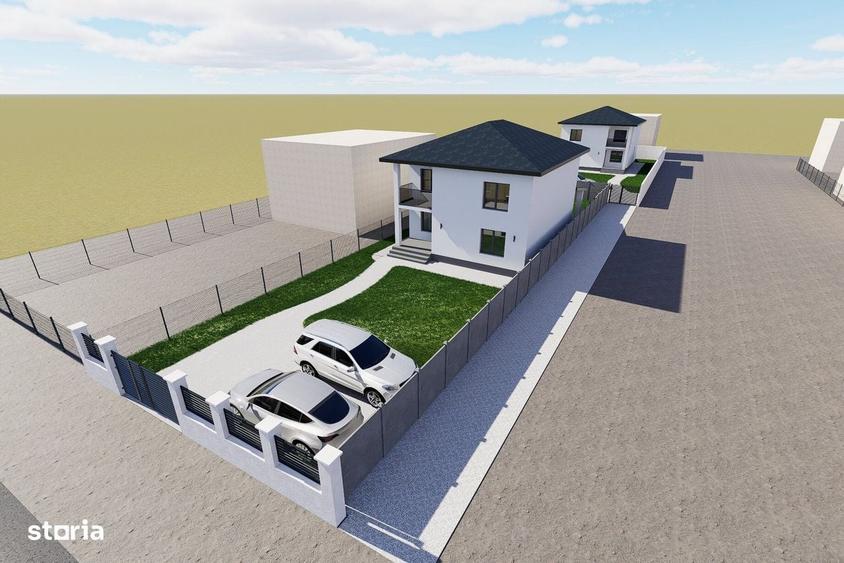 Casă cu 4 camere cu Teren 500 Mp în Ciorogârla