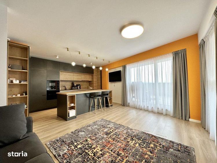 Apartament cu 3 camere, mobilat în Central