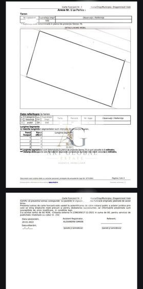 Teren Construcții intravilan de 500 mp, în Zurbaua