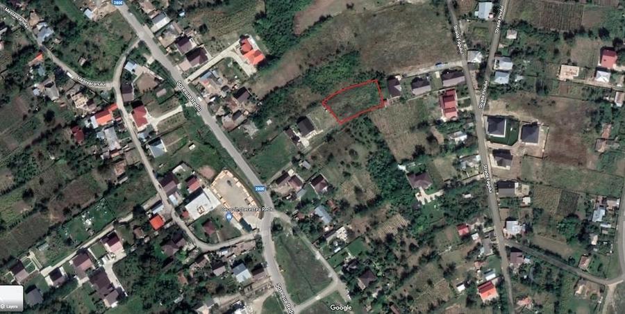 Teren de 1180 mp, în Rediu