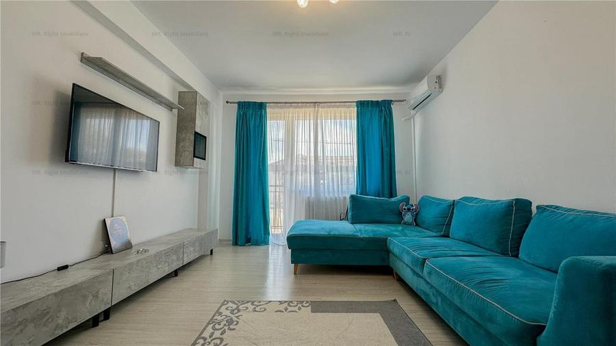 Apartament cu 2 camere decomandat, mobilat în Tractorul