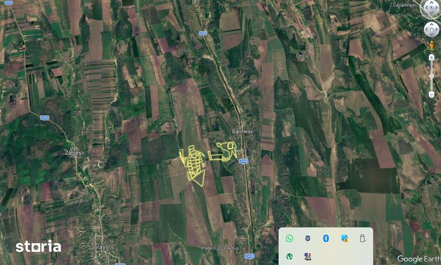 Teren de 700000 mp, în Berești-Meria