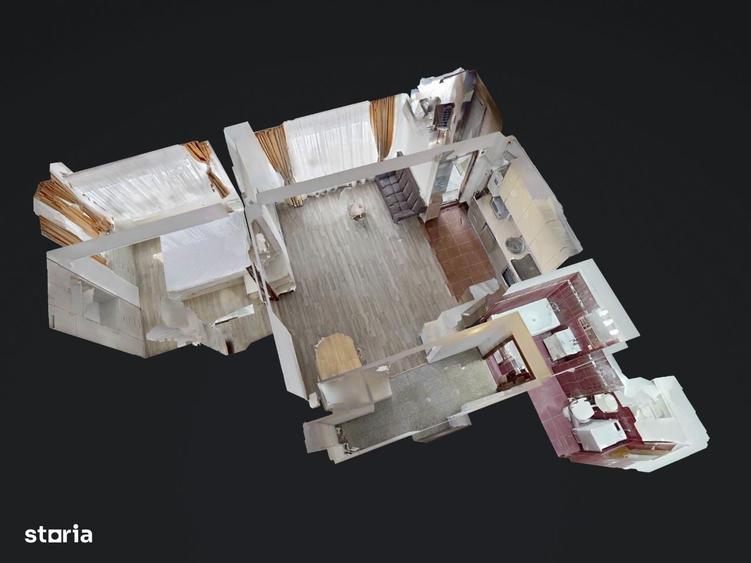 Apartament cu 2 camere în Dămăroaia