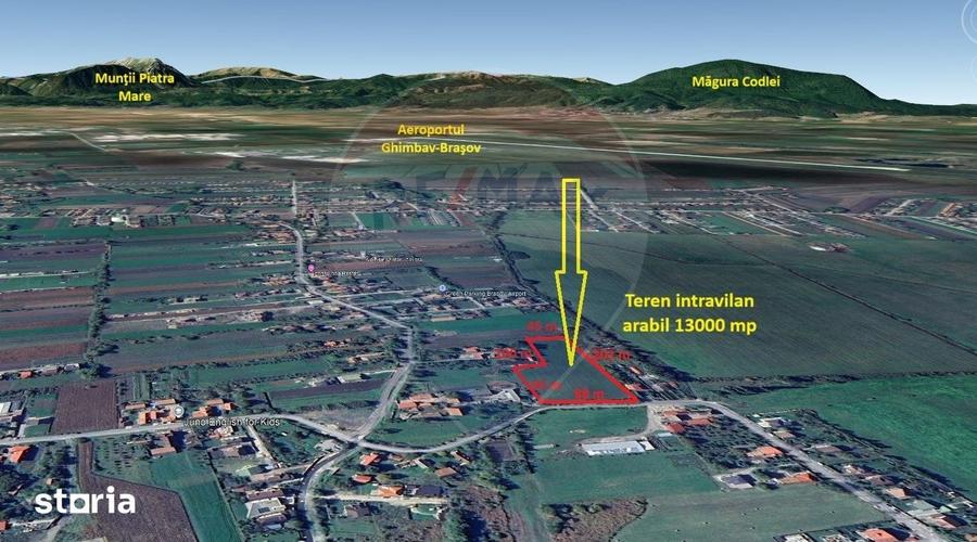 Teren de 13000 mp, în Stupini