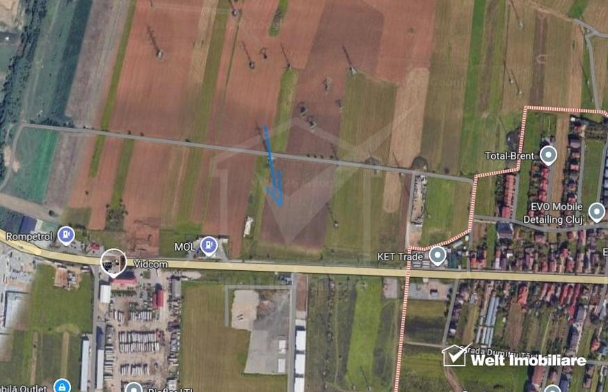Teren agricol intravilan de 2128 mp, în Florești