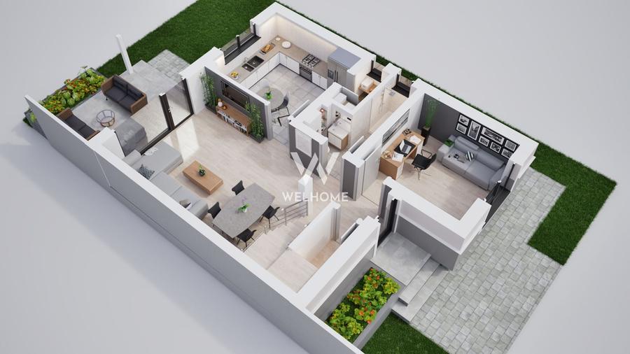Duplex cu 5 camere cu Canalizare în Șura Mică