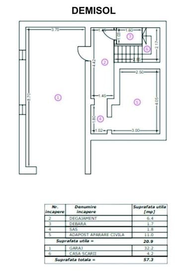 Brancoveanu, casa S+P+1Et+M, 260 mp utili, garaj subteran, adapost ALA - 4