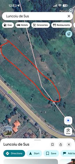 Teren de 3000 mp, în Luncoiu de Sus