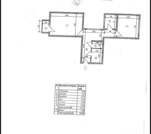 Apartament cu 2 camere decomandat în Drumul Taberei