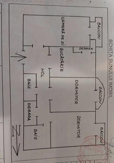 Apartament cu 3 camere decomandat în Central