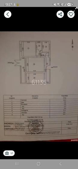 Apartament 3 camere, (magazin alimentar)