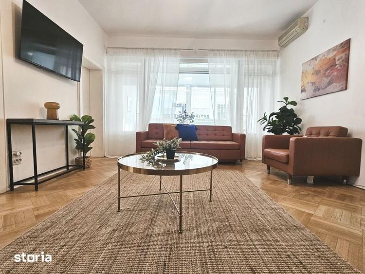 Apartament cu 4 camere semidecomandat în Dorobanți