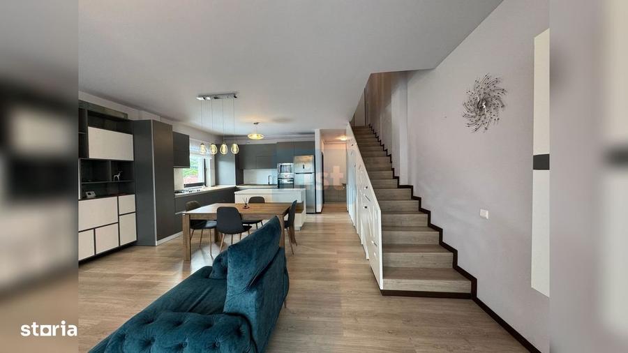 Apartament cu 3 camere, mobilat în Borhanci