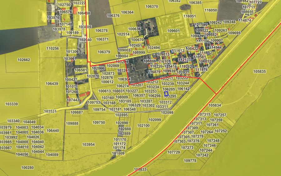 Teren agricol intravilan de 460 mp, în Lumina