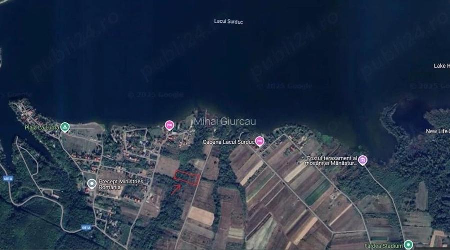 Teren intravilan 2900 mp - Investi?ii - Lacul Surduc - Fardea Timi?