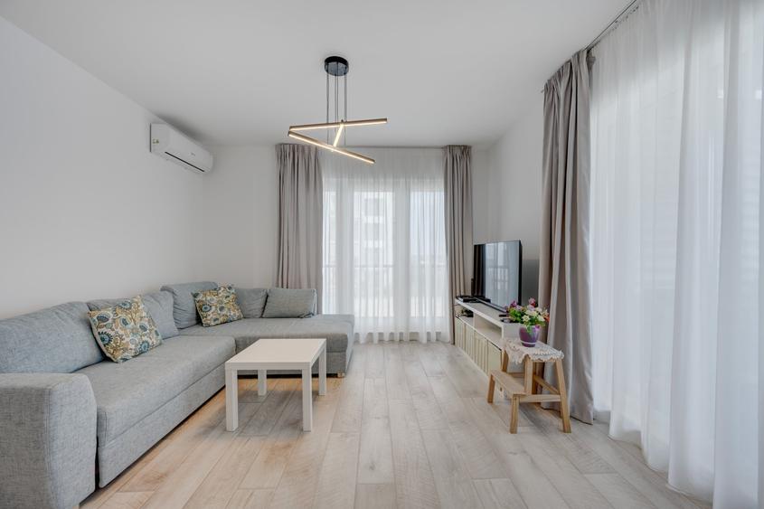 Apartament cu 2 camere decomandat, mobilat în Mogoșoaia