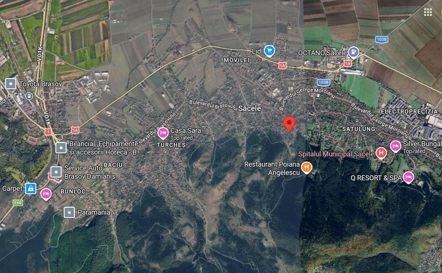 Teren Construcții intravilan de 1500 mp, în Poiana Angelescu