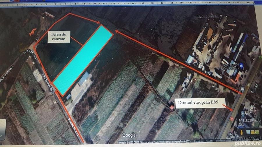Teren de 3300 mp, în Central