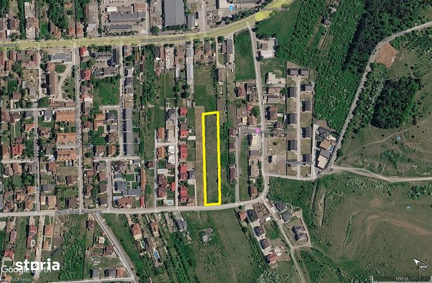 Teren de 2850 mp, în Zăvoi