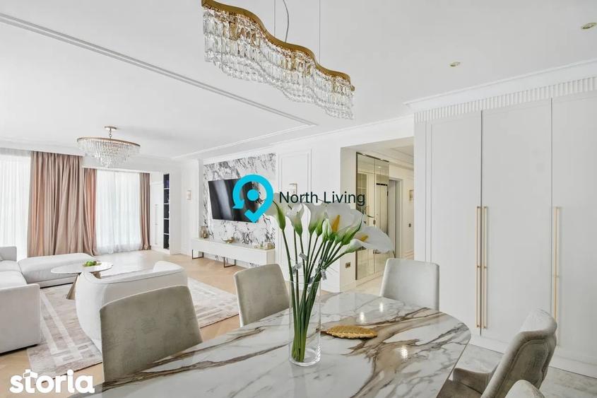 Apartament cu 3 camere, mobilat în Pipera