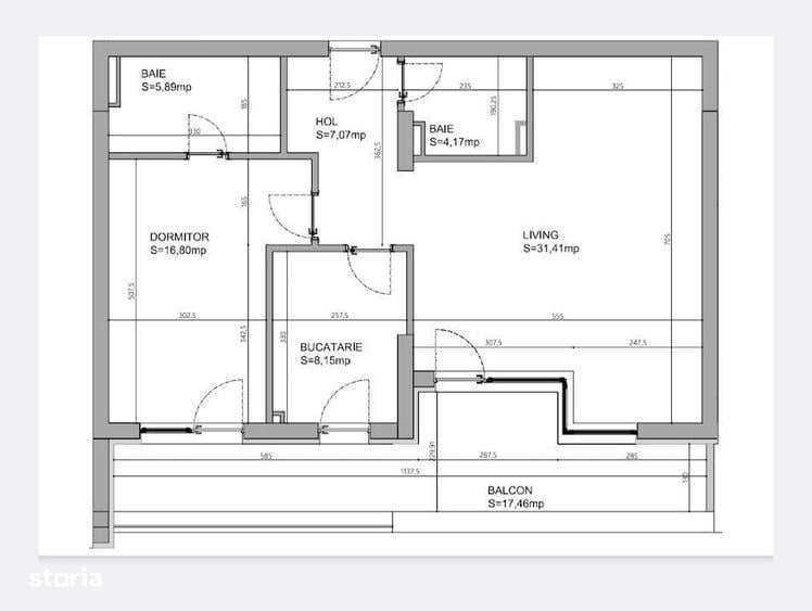 Apartament cu 2 camere în Pipera