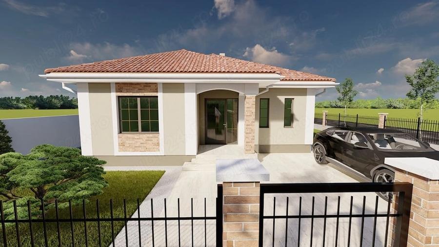 Casă cu 3 camere cu Teren 250 Mp în Săcălaz