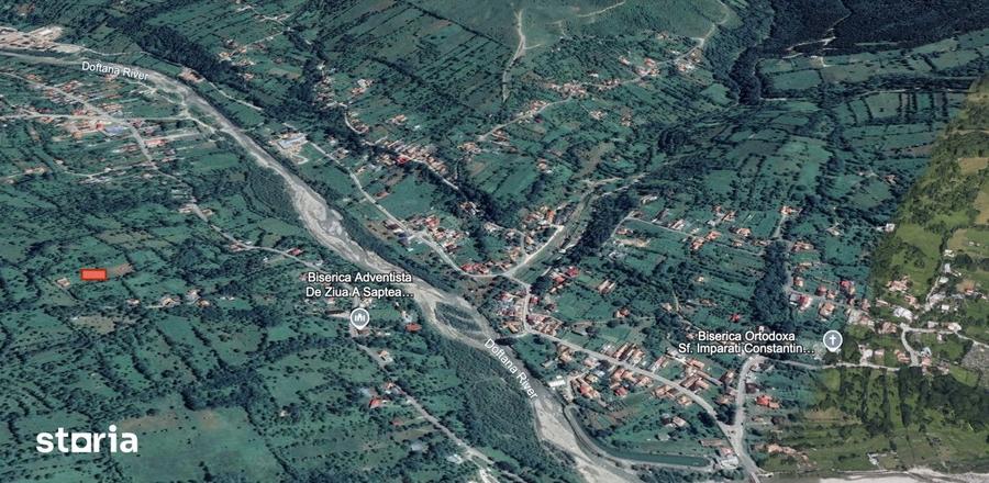 Teren de 1440 mp, în Valea Doftanei