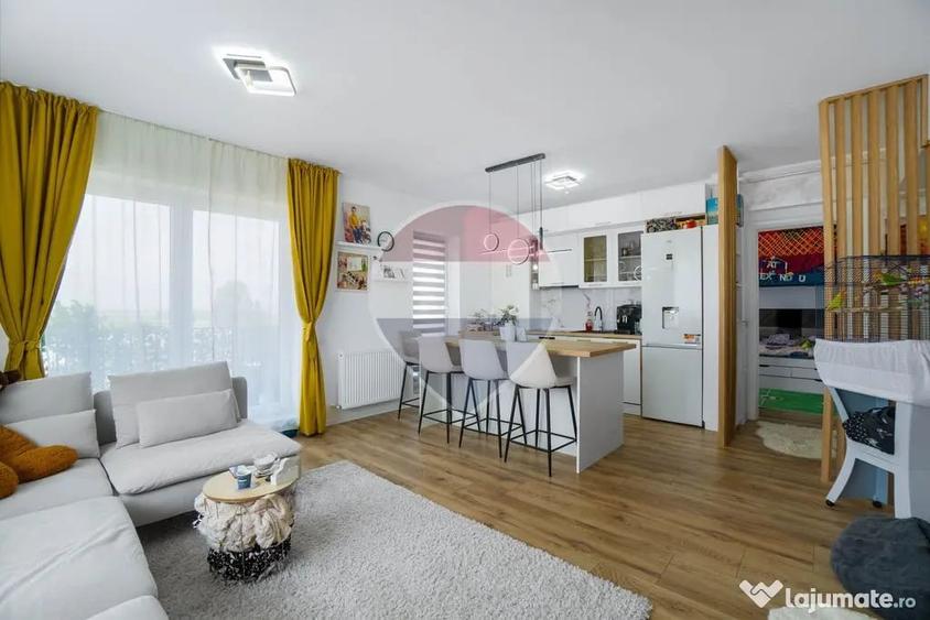 Apartament cu 3 camere decomandat în Sânpetru