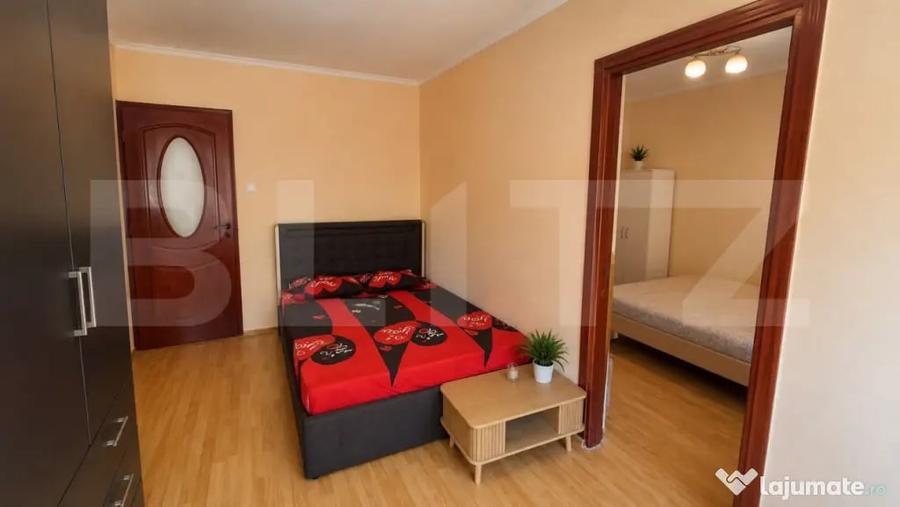 Apartament cu 2 camere semidecomandat în Micro 14