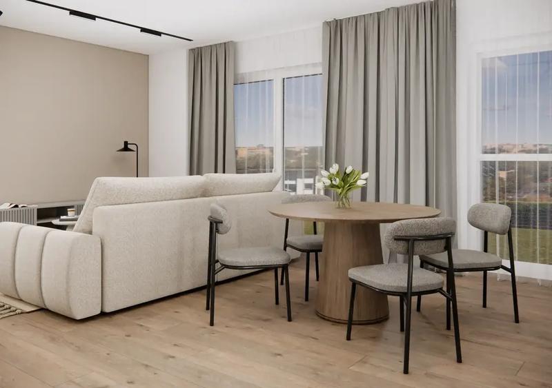 Apartament cu 2 camere semidecomandat, mobilat în Voluntari