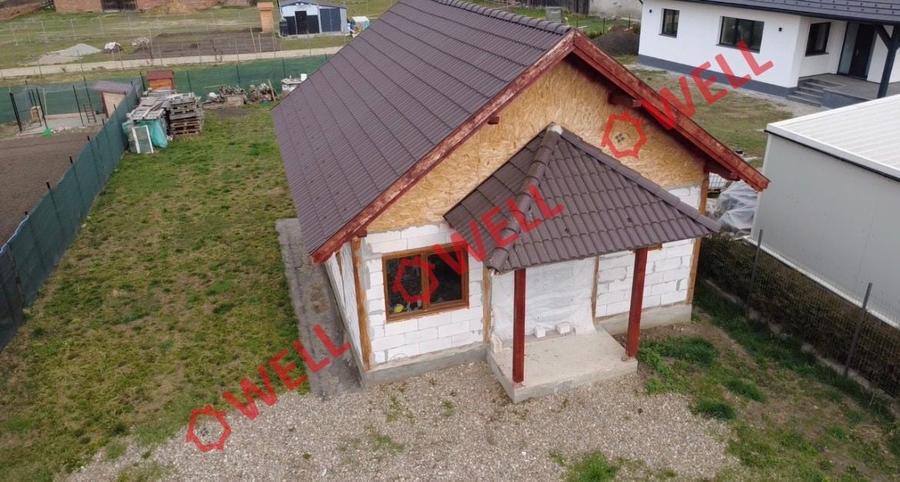 Casă cu 2 camere cu Teren 600 Mp în Ghidfalău
