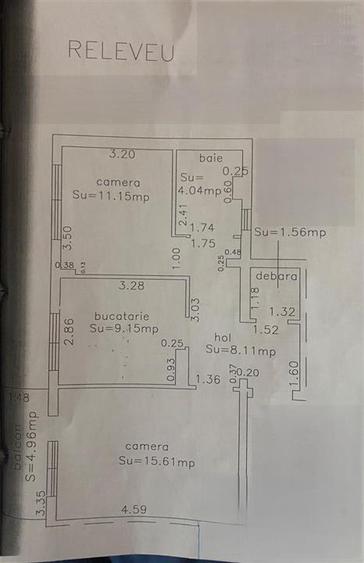 Apartament cu 2 camere decomandat, mobilat în Apollo